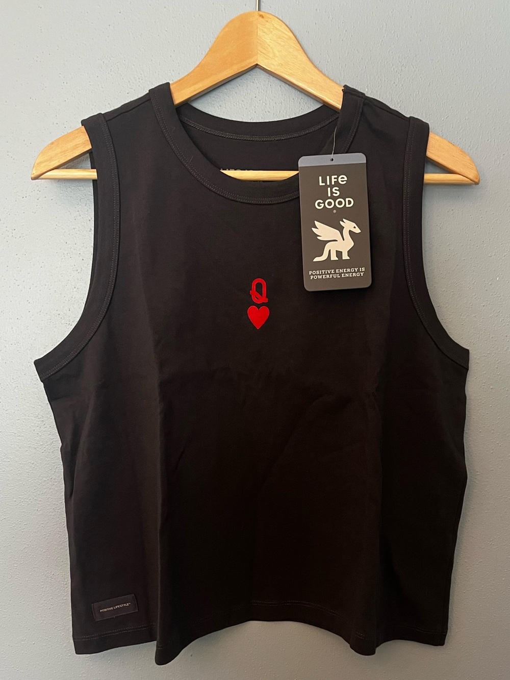 NWT Life Is Good Cropped Boxy Tank